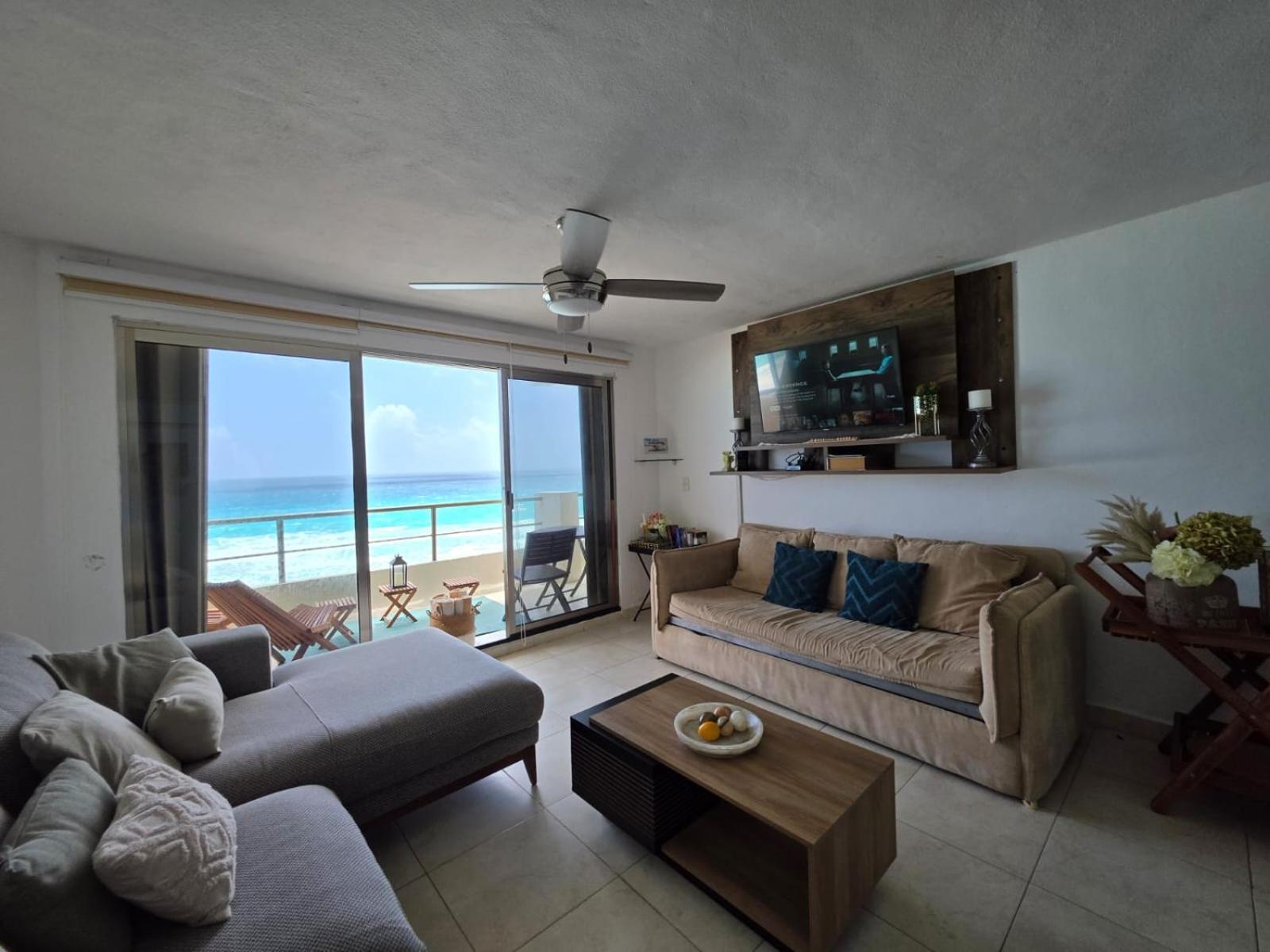 Perfect Vacation Getaway,Ocean View,Wifi, Beach Cancún Exterior foto